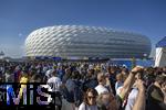 31.05.2025,  Fussball UEFA Championsleague Finale 2025:  Paris St. Germain - Inter Mailand, in der Allianz-Arena Mnchen.  Fanfest auf der Esplanade vor dem Stadion, 