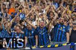 31.05.2025,  Fussball UEFA Championsleague Finale 2025:  Paris St. Germain - Inter Mailand, in der Allianz-Arena Mnchen.  Fans Mailand 