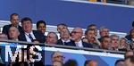31.05.2025,  Fussball UEFA Championsleague Finale 2025:  Paris St. Germain - Inter Mailand, in der Allianz-Arena Mnchen. UEFA Prsident Aleksander Ceferin, Prsident Nasser Al-Khelaifi (Paris St. Germain), Geschftsfhrer Hans-Joachim Watzke (Borussia Dortmund), Bayerischer Ministerprsident Markus Sder (CDU, Deutschland), Thomas Bach, 