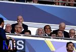 31.05.2025,  Fussball UEFA Championsleague Finale 2025:  Paris St. Germain - Inter Mailand, in der Allianz-Arena Mnchen.  Ehrentribne, Gianni Infantino (li oben, FIFA-Prsident), re: Ignazio La Russa (Italien) 