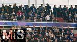 31.05.2025,  Fussball UEFA Championsleague Finale 2025:  Paris St. Germain - Inter Mailand, in der Allianz-Arena Mnchen.  Ehrentribne, Ex-Vorstandsvorsitzender Karl-Heinz Rummenigge (FC Bayern Mnchen), Ehren-Prsident Uli Hoene (FC Bayern Mnchen, Hoeness), Prsident Herbert Hainer (FC Bayern), Jrgen Klinsmann, Miroslav Klose, Fabio Capello, Oliver Bierhoff, 