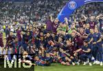 31.05.2025,  Fussball UEFA Championsleague Finale 2025:  Paris St. Germain - Inter Mailand, in der Allianz-Arena Mnchen. Siegerehrung des Championsleague-Siegers Paris St. Germain, 