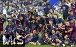 31.05.2025,  Fussball UEFA Championsleague Finale 2025:  Paris St. Germain - Inter Mailand, in der Allianz-Arena Mnchen. Siegerehrung des Championsleague-Siegers Paris St. Germain, 