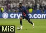 31.05.2025,  Fussball UEFA Championsleague Finale 2025:  Paris St. Germain - Inter Mailand, in der Allianz-Arena Mnchen.  Ousmane Dembele (FC Paris Saint-Germain) am Ball 