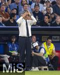 31.05.2025,  Fussball UEFA Championsleague Finale 2025:  Paris St. Germain - Inter Mailand, in der Allianz-Arena Mnchen.  Trainer Simone Inzaghi (Inter Mailand) nachdenklich 