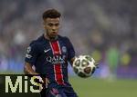 31.05.2025,  Fussball UEFA Championsleague Finale 2025:  Paris St. Germain - Inter Mailand, in der Allianz-Arena Mnchen.  Desire Doue (FC Paris Saint-Germain) am Ball 