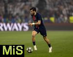 31.05.2025,  Fussball UEFA Championsleague Finale 2025:  Paris St. Germain - Inter Mailand, in der Allianz-Arena Mnchen. Khvicha Kvaratskhelia (FC Paris Saint-Germain) am Ball  