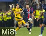 31.05.2025,  Fussball UEFA Championsleague Finale 2025:  Paris St. Germain - Inter Mailand, in der Allianz-Arena Mnchen.  v.li: Nicolo Barella (Inter Mailand) gegen Fabian Ruiz (FC Paris Saint-Germain) 