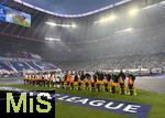 31.05.2025,  Fussball UEFA Championsleague Finale 2025:  Paris St. Germain - Inter Mailand, in der Allianz-Arena Mnchen. Aufstellung der Spieler vor dem Spiel