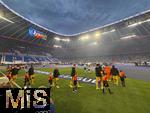 31.05.2025,  Fussball UEFA Championsleague Finale 2025:  Paris St. Germain - Inter Mailand, in der Allianz-Arena Mnchen. Einmarsch der Spieler vor dem Spiel, hier die Mailnder