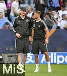 04.06.2025, Fussball UEFA Nations League 2024/25,  Halbfinale, Deutschland - Portugal, in der Allianz-Arena Mnchen.  Niclas Fllkrug (Deutschland) und Nick Woltemade (Deutschland) 