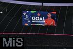 04.06.2025, Fussball UEFA Nations League 2024/25,  Halbfinale, Deutschland - Portugal, in der Allianz-Arena Mnchen. Cristiano Ronaldo (Portugal) trifft zum 1:2
