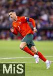 04.06.2025, Fussball UEFA Nations League 2024/25,  Halbfinale, Deutschland - Portugal, in der Allianz-Arena Mnchen. Cristiano Ronaldo (Portugal) in Aktion.