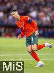 04.06.2025, Fussball UEFA Nations League 2024/25,  Halbfinale, Deutschland - Portugal, in der Allianz-Arena Mnchen. Cristiano Ronaldo (Portugal) in Aktion. 