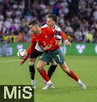 04.06.2025, Fussball UEFA Nations League 2024/25,  Halbfinale, Deutschland - Portugal, in der Allianz-Arena Mnchen. Robin Koch (Deutschland) gegen Cristiano Ronaldo (Portugal) 