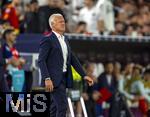 05.06.2025, Fussball UEFA Nations League 2024/25,  Halbfinale, Spanien - Frankreich, in der MHP-Arena Stuttgart,  Trainer Didier Deschamps (Frankreich) am Spielfeldrand in Rage