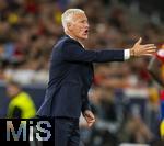 05.06.2025, Fussball UEFA Nations League 2024/25,  Halbfinale, Spanien - Frankreich, in der MHP-Arena Stuttgart,  Trainer Didier Deschamps (Frankreich) am Spielfeldrand in Rage