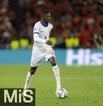 05.06.2025, Fussball UEFA Nations League 2024/25,  Halbfinale, Spanien - Frankreich, in der MHP-Arena Stuttgart,  Ousmane Dembele (Frankreich) am Ball 