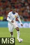 05.06.2025, Fussball UEFA Nations League 2024/25,  Halbfinale, Spanien - Frankreich, in der MHP-Arena Stuttgart,  Ousmane Dembele (Frankreich) am Ball 