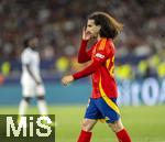 05.06.2025, Fussball UEFA Nations League 2024/25,  Halbfinale, Spanien - Frankreich, in der MHP-Arena Stuttgart,  Marc Cucurella (Spanien) nachdenklich 