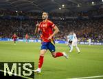 05.06.2025, Fussball UEFA Nations League 2024/25,  Halbfinale, Spanien - Frankreich, in der MHP-Arena Stuttgart,  Torjubel Mikel Merino (Spanien) 
