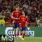 05.06.2025, Fussball UEFA Nations League 2024/25,  Halbfinale, Spanien - Frankreich, in der MHP-Arena Stuttgart,  v.li: Dean Huijsen (Spanien) und Marc Cucurella (Spanien) 