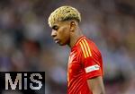 05.06.2025, Fussball UEFA Nations League 2024/25,  Halbfinale, Spanien - Frankreich, in der MHP-Arena Stuttgart,  Lamine Yamal (Spanien) nachdenklich 
