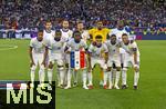05.06.2025, Fussball UEFA Nations League 2024/25,  Halbfinale, Spanien - Frankreich, in der MHP-Arena Stuttgart,  Mannschaftsfoto Frankreich, mit Torwart Mike Maignan (Frankreich), Clement Lenglet (Frankreich), Ousmane Dembele (Frankreich), Kylian Mbappe (Frankreich), Michael Olise (Frankreich), Manu Kone (Frankreich), Adrien Rabiot (Frankreich), Ibrahima Konate (Frankreich), Pierre Kalulu (Frankreich), Theo Hernandez (Frankreich), Desire Doue (Frankreich)  
