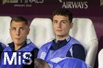 05.06.2025, Fussball UEFA Nations League 2024/25,  Halbfinale, Spanien - Frankreich, in der MHP-Arena Stuttgart,  re: Benjamin Pavard (Frankreich) auf der Bank.