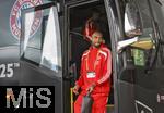 15.06.2025, FIFA Club World Cup 2025, Gruppe C, FC Bayern Mnchen - Auckland City, im TQL Stadium, Cincinnati (USA), Ankunft FC Bayern mit dem Mannschaftsbus, Neuzugang Jonathan Tah (FC Bayern Mnchen) 