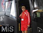 15.06.2025, FIFA Club World Cup 2025, Gruppe C, FC Bayern Mnchen - Auckland City, im TQL Stadium, Cincinnati (USA), Ankunft Mannschaftsbus FC Bayern, Leon Goretzka (FC Bayern Mnchen) 
