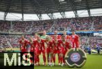 15.06.2025, FIFA Club World Cup 2025, Gruppe C, FC Bayern Mnchen - Auckland City, im TQL Stadium, Cincinnati (USA), Mannschaftsfoto FCB,  v.li: Michael Olise (FC Bayern Mnchen), Raphael Guerreiro (FC Bayern Mnchen), Joshua Kimmich (FC Bayern Mnchen), Harry Kane (FC Bayern Mnchen), Torwart Manuel Neuer (FC Bayern Mnchen), Sacha Boey (FC Bayern Mnchen), Jonathan Tah (FC Bayern Mnchen), Thomas Mller (FC Bayern Mnchen), Kingsley Coman (FC Bayern Mnchen), Josip Stanisic (Bayern Mnchen), Aleksandar Pavlovic (Bayern Mnchen)  