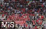 15.06.2025, FIFA Club World Cup 2025, Gruppe C, FC Bayern Mnchen - Auckland City, im TQL Stadium, Cincinnati (USA),  Bayernfans auf der Tribne (Munichs red Pride)