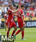 15.06.2025, FIFA Club World Cup 2025, Gruppe C, FC Bayern Mnchen - Auckland City, im TQL Stadium, Cincinnati (USA), Torjubel v.li: Thomas Mller (FC Bayern Mnchen) mit Jamal Musiala (FC Bayern Mnchen) 