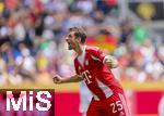 15.06.2025, FIFA Club World Cup 2025, Gruppe C, FC Bayern Mnchen - Auckland City, im TQL Stadium, Cincinnati (USA), Thomas Mller (FC Bayern Mnchen) Torjubel.