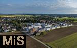 17.06.2025,  Bad Wrishofen,  Neubauprojekt in der Gartenstadt. Neue Wohnanlage auf dem Gelnde der ehemaligen Schwermer Fabrik. Luftbild. 