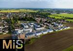 17.06.2025,  Bad Wrishofen,  Neubauprojekt in der Gartenstadt. Neue Wohnanlage auf dem Gelnde der ehemaligen Schwermer Fabrik. Luftbild. 