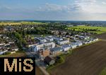 17.06.2025,  Bad Wrishofen,  Neubauprojekt in der Gartenstadt. Neue Wohnanlage auf dem Gelnde der ehemaligen Schwermer Fabrik. Luftbild. 