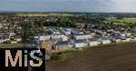 17.06.2025,  Bad Wrishofen,  Neubauprojekt in der Gartenstadt. Neue Wohnanlage auf dem Gelnde der ehemaligen Schwermer Fabrik. Luftbild. 