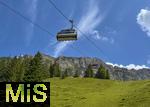 21.06.2025, Wandern im Allgu bei Oberjoch, leerer Sessellift von und zum Berg Iseler,  Er ist der Hausberg von Oberjoch und Bad Hindelang. 