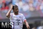 24.06.2025, FIFA Club World Cup 2025, Gruppe C, Benfica Lissabon - FC Bayern Mnchen, im Bank of America Stadium (Charlotte, NC), Serge Gnabry (FC Bayern Mnchen) nachdenklich 