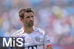 24.06.2025, FIFA Club World Cup 2025, Gruppe C, Benfica Lissabon - FC Bayern Mnchen, im Bank of America Stadium (Charlotte, NC), Thomas Mller (FC Bayern Mnchen) nachdenklich 