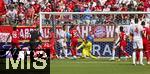 24.06.2025, FIFA Club World Cup 2025, Gruppe C, Benfica Lissabon - FC Bayern Mnchen, im Bank of America Stadium (Charlotte, NC), Torchance vom FC Bayern, gegen Torwart Agustin MARCHESIN (mitte, Lissabon), li: Aleksandar Pavlovic (Bayern Mnchen)  vergibt in den letzten Spielminuten, Leroy Sane (Bayern Mnchen) ohne Chance einzugreifen.