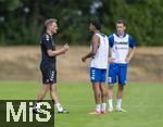 05.07.2025, Fussball 2. Bundesliga 2025/2026, 1.FC Magdeburg im Sommertrainingslager in Bad Wrishofen im Unterallgu,  li: Trainer Markus Fiedler (1.FC Magdeburg)  