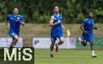 05.07.2025, Fussball 2. Bundesliga 2025/2026, 1.FC Magdeburg im Sommertrainingslager in Bad Wrishofen im Unterallgu,  v.li: Eldin Dzogovic (1. FC Magdeburg), - Lubambo Musonda (1. FC Magdeburg) 