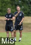 05.07.2025, Fussball 2. Bundesliga 2025/2026, 1.FC Magdeburg im Sommertrainingslager in Bad Wrishofen im Unterallgu,  re: Trainer Markus Fiedler (Magdeburg) mit seinem Trainerteam