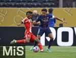 05.07.2025, FIFA Club World Cup 2025, Viertelfinale, Paris St. Germain - FC Bayern Mnchen, im Mercedes-Benz Stadium (Atlanta, GA), v.li: Kingsley Coman (FC Bayern Mnchen) gegen Marquinhos (FC Paris Saint-Germain) 