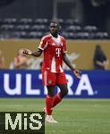 05.07.2025, FIFA Club World Cup 2025, Viertelfinale, Paris St. Germain - FC Bayern Mnchen, im Mercedes-Benz Stadium (Atlanta, GA), Dayot Upamecano (FC Bayern Mnchen) unzufrieden 