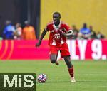 05.07.2025, FIFA Club World Cup 2025, Viertelfinale, Paris St. Germain - FC Bayern Mnchen, im Mercedes-Benz Stadium (Atlanta, GA),  Dayot Upamecano (FC Bayern Mnchen) am Ball 