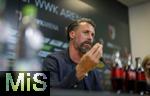 07.07.2025, Fussball 1. Bundesliga 2025/2026, Trainingsauftakt FC Augsburg, Pressekonferenz in der WWK-Arena Augsburg, Vorstellung von Trainer Sandro Wagner (FC Augsburg).  
  

